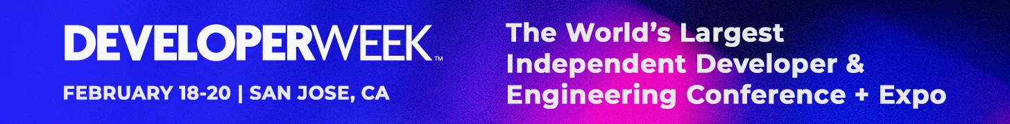 DeveloperWeek leaderboard partner advertisement