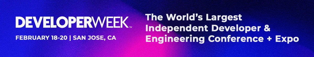 DeveloperWeek wide partner advertisement